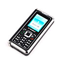 V358 Dual Card Quad Band TV Unusual Side Folder Cell Phone Black
