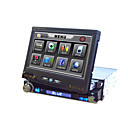 7-pulgadas, pantalla táctil 1 DIN en el salpicadero coche reproductor dvd gps función ipod puerto panel desmontable (szc606)