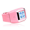 ZT Q009 Tri-Band Touch Screen Watch Phone Pink