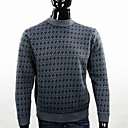mannen kasjmier trui met lange mouwen ronde hals. meer kleuren beschikbaar. (Yms032)