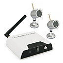 2,4 GHz 4-Kanal-Kit mit 2x Nachtsicht Wireless-Kamera