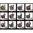 Lot of 12 Pcs Art Tattoo Machine Gun 10 Wrap Coils New Pro Tuned