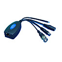 balun video passiva con video, alimentazione e trasmissione dati utp101pvd