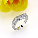 Platinum Elegant CZ Ring-CZ Ring SYX-0125 (SZY1549)