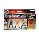 3pcs wwe-lucha libre profesional con la figura de acción de color caja / undertaker, mr kennedy, batista