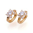 18K Gold Plated Earring-CZ Earring EYX3-0044 (SZY1643)