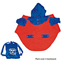 impermeable perro en la mochila