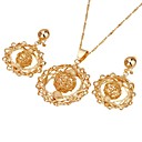 18K Gold Plated Stylish CZ Jewelry Set-Cubic Zirconia Jewelry Set 90331-08 (SZY1706)
