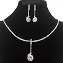 Simply  Beautiful CZ  Wedding Jewelry Set (SZY1737)