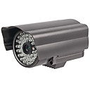 cámara impermeable con CCD color fuerte + ir + adaptador de CA