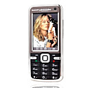 TOSHIBO V118 Dual Card Quad Band Dual camera TV Function Touch Screen Cell Phone Black