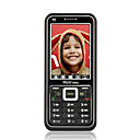 N9 dual quad band scheda ultra-sottile funzione TV touch screen del telefono cellulare nero (szrw269)