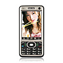 S812+ Dual Card Quad Band Dual Camera TV Function Touch Screen Cell Phone Black