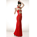Trumpet / Mermaid High Neck  Floor-length Dresses on Sale / Evening Dresses (OFGC0124)