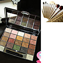Free Professional Cosmetic Brush Set + 22 Colors Eyeshadow Palette