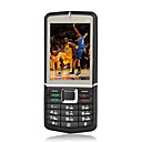 e81 doble tarjeta de cuádruple banda plana de pantalla táctil teléfono celular negro (szrw434)