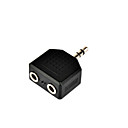 3.5mm Mono Plug To 2x 3.5mm Jack