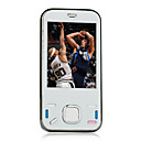 JBJ N86 Dual Card Flat Screen TV Cell Phones Touch Sense of Gravity Roll White(SZSH019)
