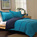jogo do comforter 3-pc azul - frete grátis (0553-bkj582-1)