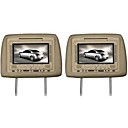 One Pair 7" Headrest DVD Player+Monitor With Game Handles-USB-SD Card Reader