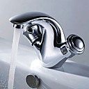 Two Handles Chrome Centerset Sink Faucet (HY1264C)