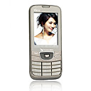 M1 Dual Card Dual Standby Flat Touch Screen Metal Cover Bar Phone Gray (SZXHY122)