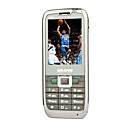 E75 Dual Card Dual Standby Bluetooth T-FLASH Ultra Thin G Sensor Function Cell Phone Black(SZRHA071)