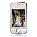 tvi8000 Dual-Karte Dual-Kamera Quad-Band TV-Funktion Immobilie Touch-Screen-Handy Silber (2 GB TF-Karte) (sz00720129)