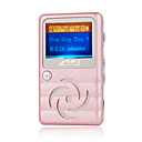 4gb cool oled mp3 player com alto-falante rosa (szm676)