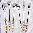6-PC de luxe gérer la vaisselle en céramique de cuisine (0612-te-08)