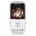 E71 Style Quad Band Dual Card Bluetooth Cell Phone White (2GB TF Card)(SZSH071)