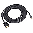 HDMI Cable Male to DVI Male 28AWG with Ferrite Core for PS3 DVD HDTV (SMQC147)