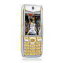 E78 Quad Band Dual Card Bluetooth FM Music Cell Phone Yellow and Silver (2GB TF Card)(SZ05150329)
