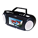 7 "pollici multi-funzioni di lettore DVD portatile con TV analogica e radio fm e selvaggina (smqc163)