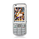 k8800 quad band dual mode CDMA dual card tri torcia java fotocamera a schermo piatto, telefono cellulare touch grigio (2GB TF card) (sz05440111)