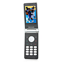 S500 Dual Card Dual Standby Dual Band Ultra Thin Cell Phone Silver (2GB TF Card)