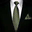 Woolen Silk Tie Set.Including Tie, Hanky and Cufflink (900170). More Colors Available