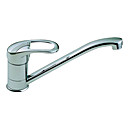 Chrome Finish Solid Brass Kitchen Faucet