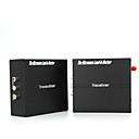 1,2 g de áudio de 4 ch / vídeo sinal de kits de transmissão sem fio preto (sfa110)