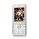 i8 Quad Band Dual Card Dual Standby TV Dual Camera Cell Phone Silver and White (2GB TF Card) (SZ05120099)