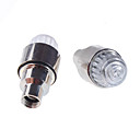 Bewegung aktiviert blinkt RGB-LED-Scheinwerfer Rad für Fahrräder und Autos (2-Pack)