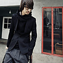 Men's Black 1-Button Wool Leasure Suit (LGT1110-12)