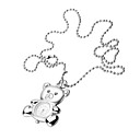 reloj collar con encanto (oso)
