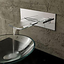 Single Handle Waterfall Bathroom Sink Faucet - Free Shipping (0698 -R-2010)