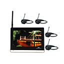 2.4G 4-ch monitor da 7 pollici con kit per bambini 4x telecamera pinhole wireless (sfa150)