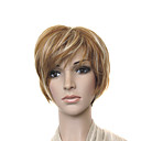 senza cappuccio corto di alta qualità miele artificiale aspetto naturale marrone con parrucca bionda capelli bob fd001c-0479-1112-20