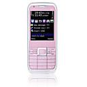 E71+ Style Dual Card Quad Band Dual Camera Flashlight TV Ultra Thin Metal Cover Cell Phone Pink and Silver (2GB TF Card)