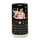 MFU T900 wifi java QWERTY-toetsenbord quad-band dual-kaart bluetooth dual camera FM TV mobiele telefoon zwart (2GB TF-kaart) (sz05150668)
