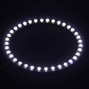 36 LED - 10cm coche ángel anillo de luz del ojo - blanco - faros - decorativos luz -1210 (szc1696)