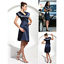 Blair Sheath/ Column V-neck Short/ Mini Cocktail/ Homecoming/ Gossip Girl Fashion Dress (FSH0031)